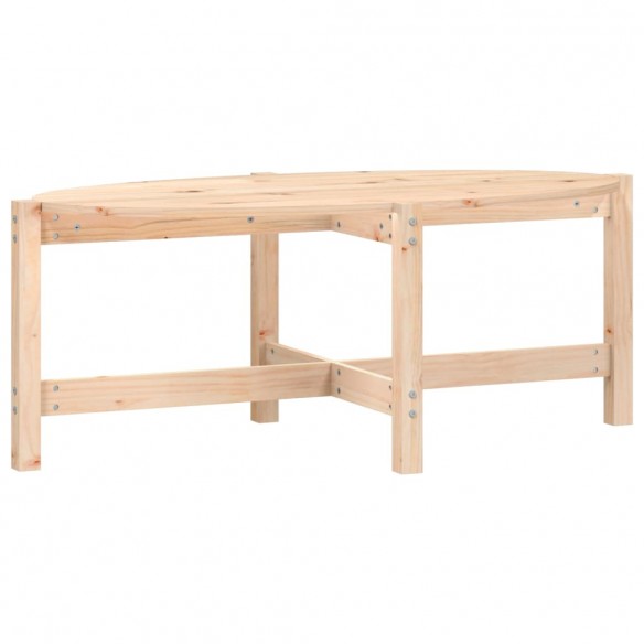 Table basse 118x63x45 cm Bois massif de pin