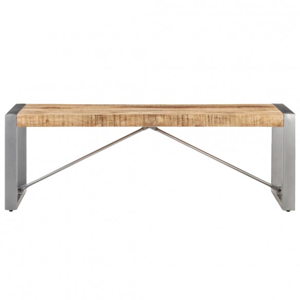 Table basse 120x60x40 cm Bois de manguier brut