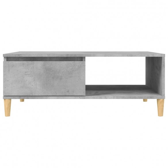 Table basse Gris béton 90x60x35 cm Aggloméré