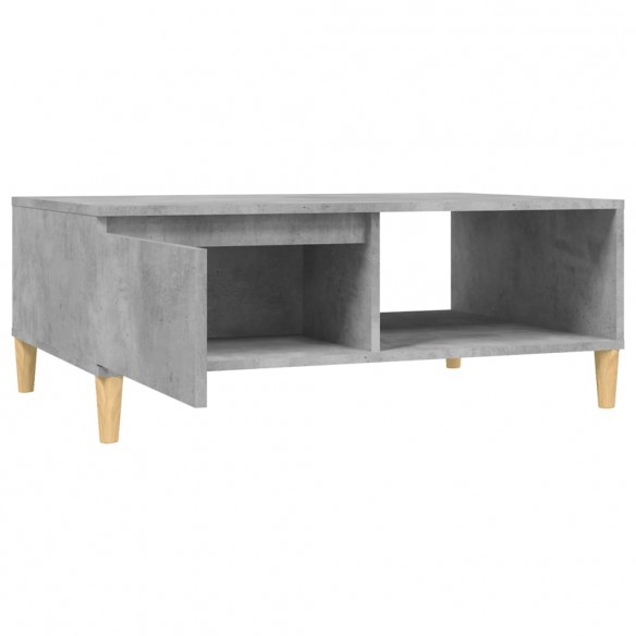 Table basse Gris béton 90x60x35 cm Aggloméré