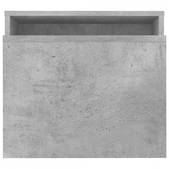 Ensemble de tables basses Gris béton 100x48x40 cm Aggloméré