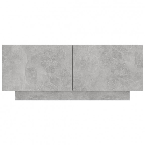 Table de chevet Gris béton 100x35x40 cm Aggloméré