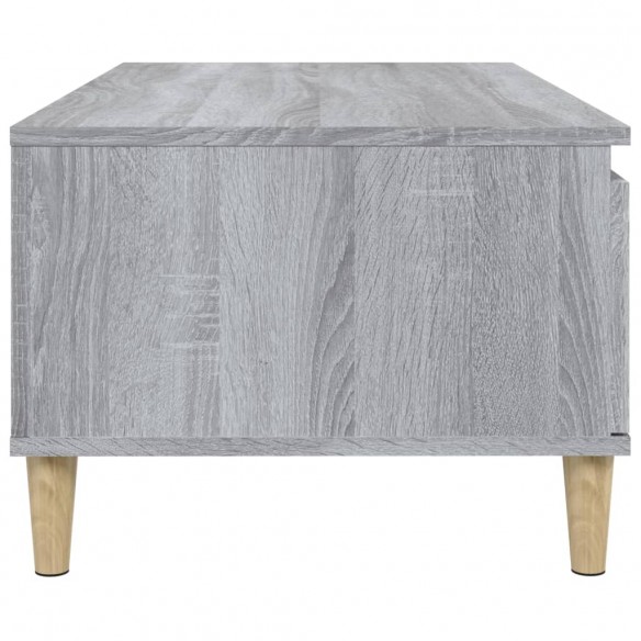 Table basse Sonoma gris 90x50x36,5 cm Bois d'ingénierie