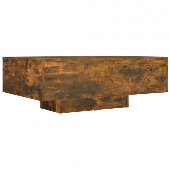 Table basse Chêne fumé 85x55x31 cm Bois d'ingénierie