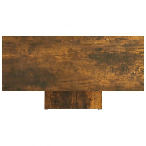 Table basse Chêne fumé 85x55x31 cm Bois d'ingénierie