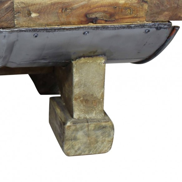 Table basse Bois de récupération massif 90 x 50 x 35 cm