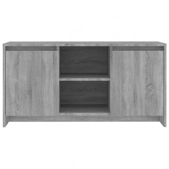 Meuble TV Sonoma gris 102x37,5x52,5 cm Aggloméré