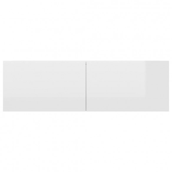 Meubles TV 4 pcs Blanc brillant 100x30x30 cm Aggloméré