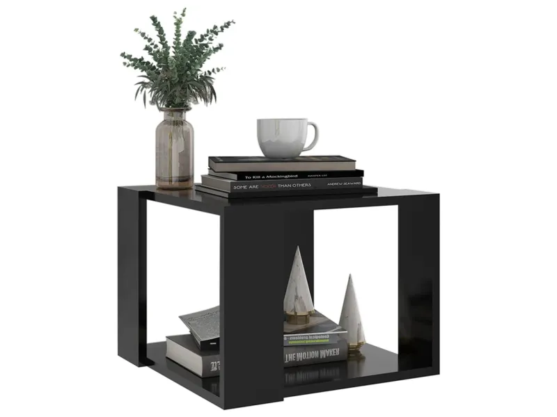 Table basse Noir 40x40x30 cm 