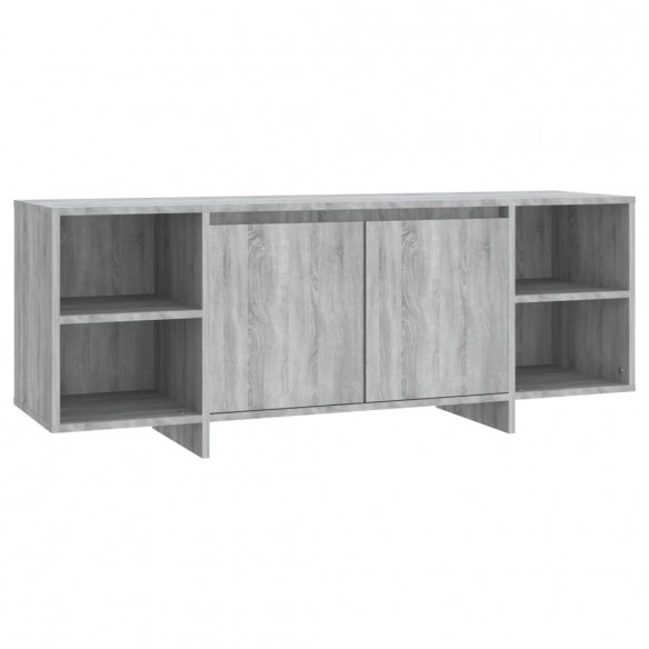 Meuble TV Sonoma gris 130x35x50 cm Aggloméré