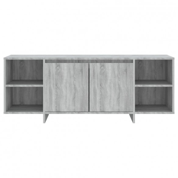 Meuble TV Sonoma gris 130x35x50 cm Aggloméré