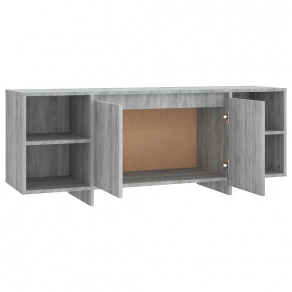 Meuble TV Sonoma gris 130x35x50 cm Aggloméré