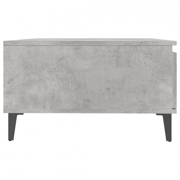 Table basse Gris béton 90x60x35 cm Aggloméré