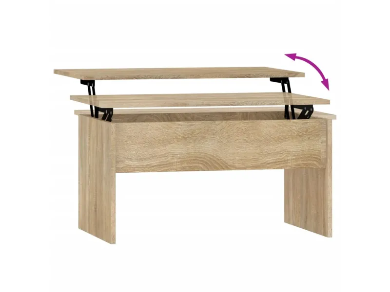 Table basse Chêne sonoma 80x50,5x41,5 cm 