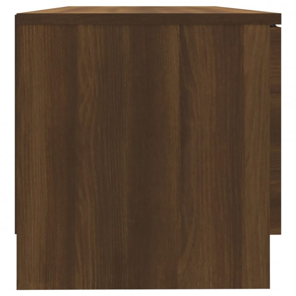 Meuble TV Chêne marron 80x35x36,5 cm Bois d'ingénierie