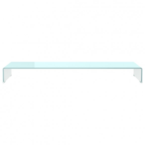 Meuble TV/Support pour moniteur 120x30x13 cm verre vert