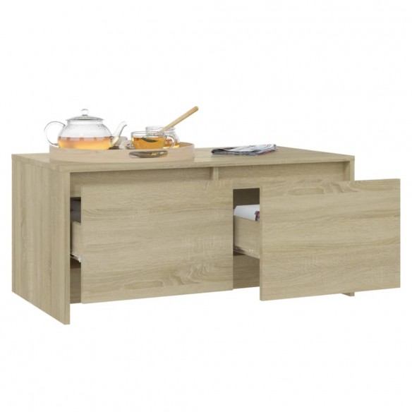 Table basse Chêne Sonoma 90x50x41,5 cm Aggloméré