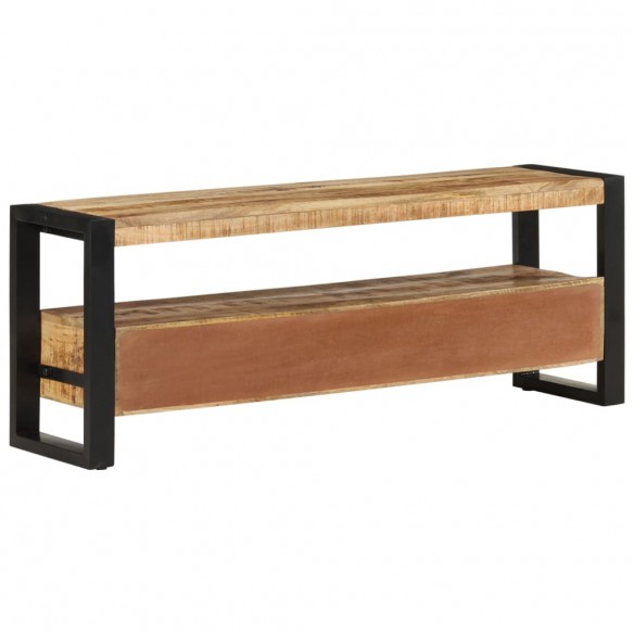 Meuble TV 120x30x45 cm Bois massif de manguier