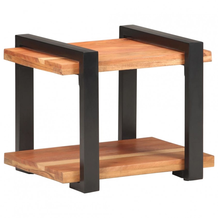 Table de chevet 50x40x40 cm Bois d'acacia massif