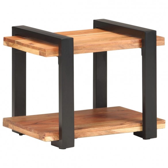 Table de chevet 50x40x40 cm Bois d'acacia massif