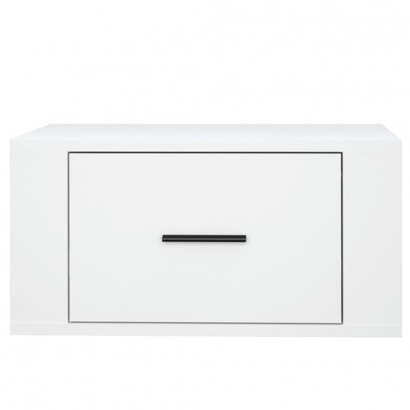 Tables de chevet murales 2 pcs Blanc 50x36x25 cm