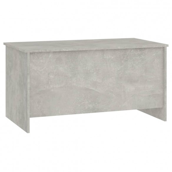 Table basse Gris béton 102x55,5x52,5 cm Bois d'ingénierie