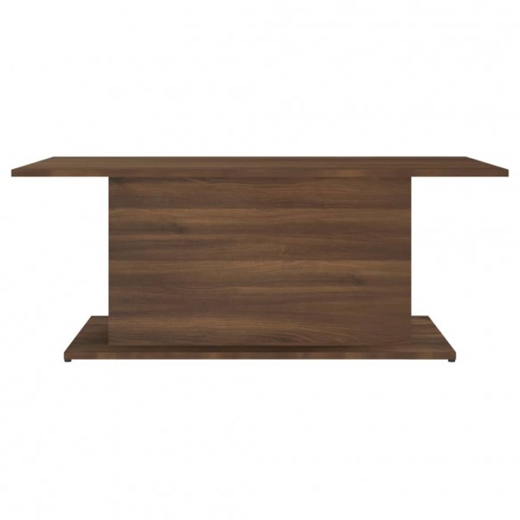 Table basse Chêne marron 102x55,5x40 cm Aggloméré