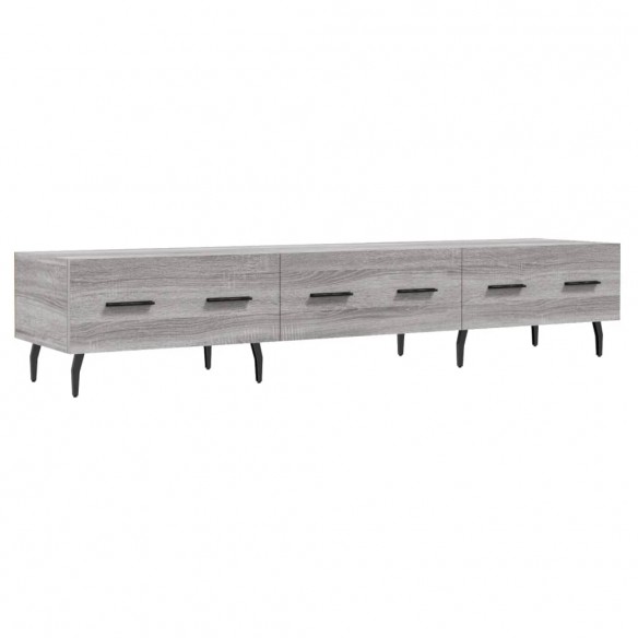 Meuble TV sonoma gris 150x36x30 cm bois d'ingénierie