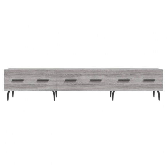 Meuble TV sonoma gris 150x36x30 cm bois d'ingénierie