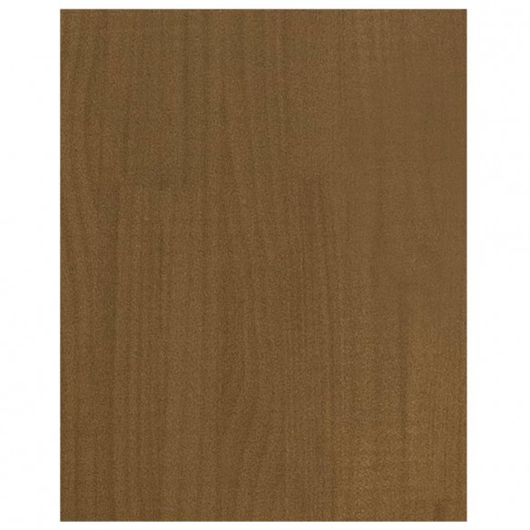 Meuble TV Marron miel 70x33x42 cm Bois de pin massif