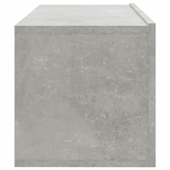 Meubles TV 2 pcs Gris béton 100x30x30 cm Bois d'ingénierie