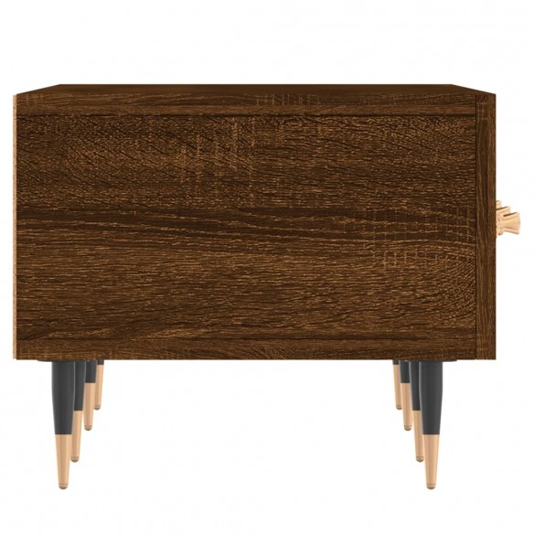 Meuble TV chêne marron 150x36x30 cm bois d'ingénierie