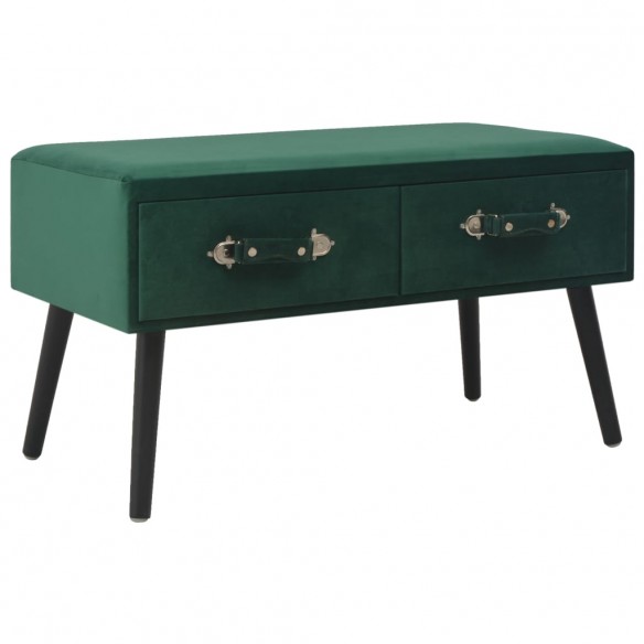 Table basse Vert 80x40x46 cm Velours