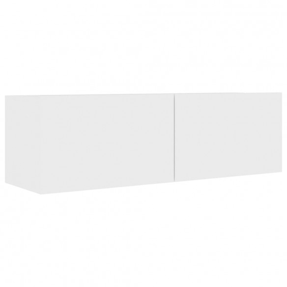 Ensemble de meuble TV 3 pcs Blanc Aggloméré