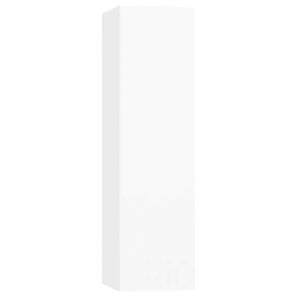 Ensemble de meubles TV 3 pcs Blanc Aggloméré