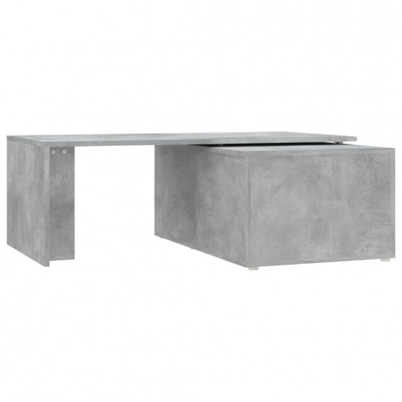 Table basse Gris béton 150x50x35 cm Aggloméré