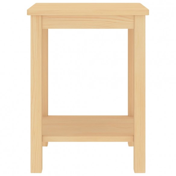 Table de chevet Bois clair 35x30x47 cm Bois de pin massif