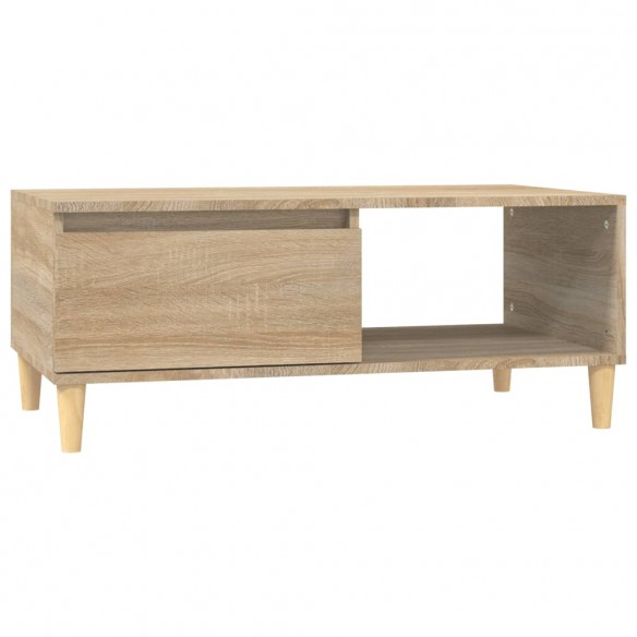 Table basse Chêne sonoma 90x50x36,5 cm Bois d'ingénierie