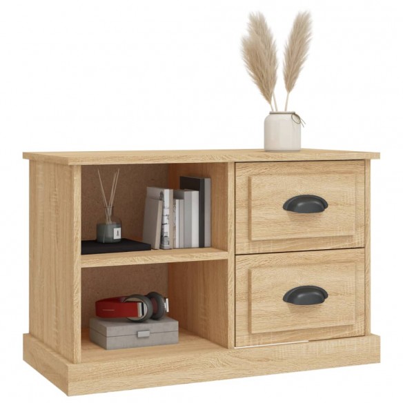 Meuble TV chêne sonoma 73x35,5x47,5 cm bois d'ingénierie