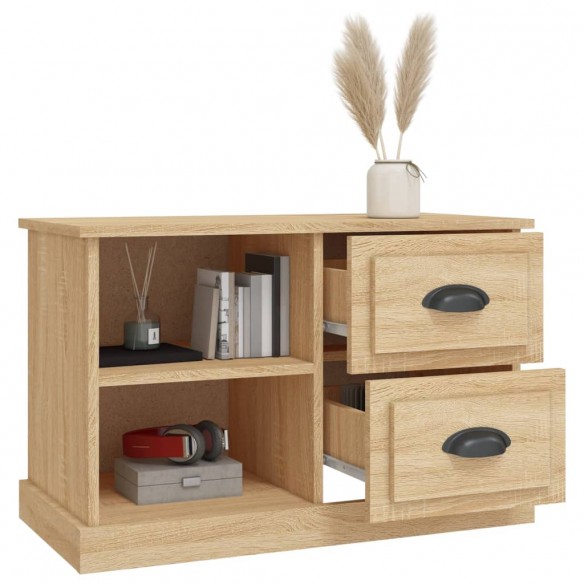 Meuble TV chêne sonoma 73x35,5x47,5 cm bois d'ingénierie