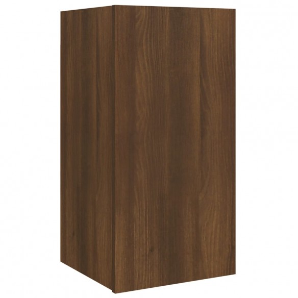 Ensemble de meubles TV 4 pcs Chêne marron Bois d'ingénierie