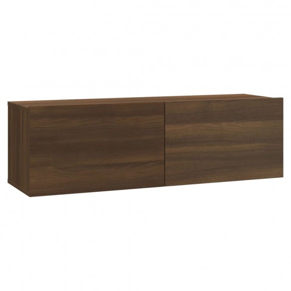 Ensemble de meubles TV muraux Chêne marron Bois d'ingénierie