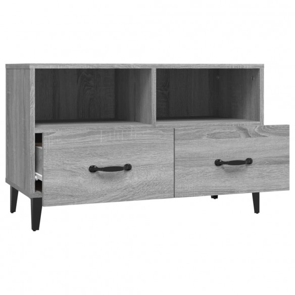 Meuble TV Sonoma gris 80x36x50 cm Bois d'ingénierie