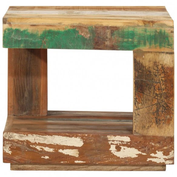 Table basse 45x45x40 cm Bois de récupération massif