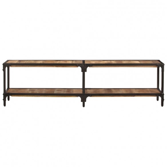 Meuble TV 150x30x41 cm Bois massif de manguier