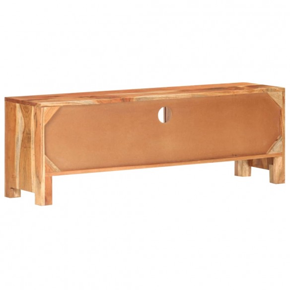 Meuble TV 116x30x40 cm Bois d'acacia massif