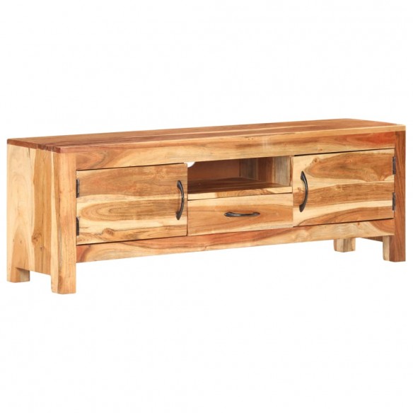 Meuble TV 116x30x40 cm Bois d'acacia massif