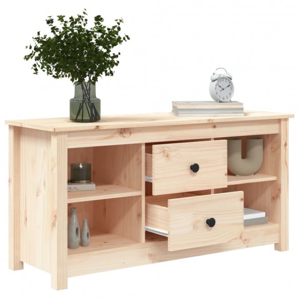 Meuble TV 103x36,5x52 cm Bois de pin massif