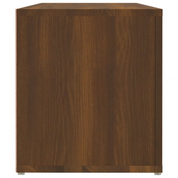 Meuble TV Chêne marron 100x31,5x35 cm Bois d'ingénierie