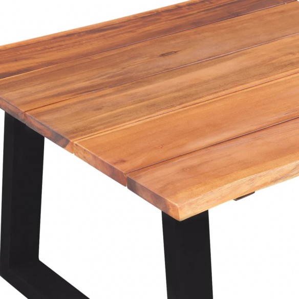 Table basse Bois d'acacia massif 110 x 60 x 40 cm